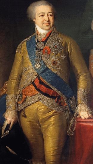 Vladimir Borovikovsky Portrait of Prince Kuropotkin Sweden oil painting art